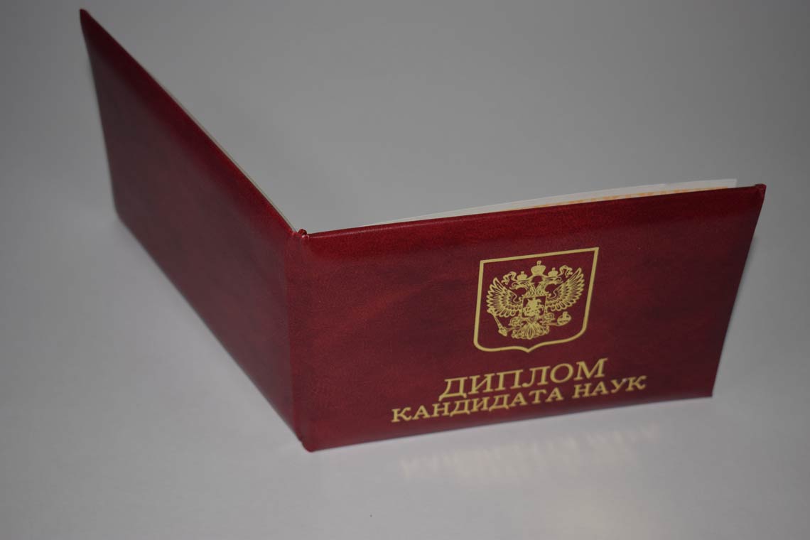 Диплом Кандидата Наук 2017-2025 в Кирове корка